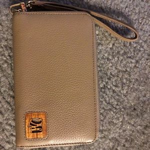 Martin and MacArthur Koa-Leather Tech Wallet